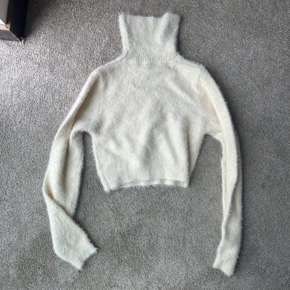 Cream cropped sweater